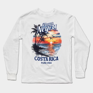 Playa Negra - Costa Rica 🏖️ Long Sleeve T-Shirt